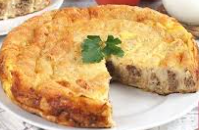 Пирог из блинов с куиицей