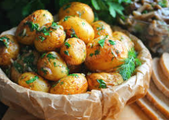 Картошка мелкая в духовке